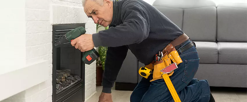 New Indoor Fireplace Installation in Eldersburg, Maryland
