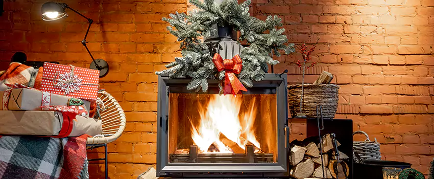 Travis Industries Linear Gas Fireplace Installation in Eldersburg, Maryland