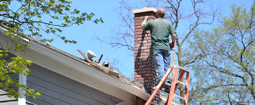 Vinyl and PVC Chimney Flashing Installation in Eldersburg, MD