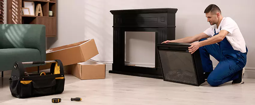 Old Rusted Metal Fireplace Repair And Replacement in Eldersburg, MD